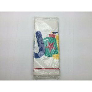 Vtg Paper Art Party Extra Large Tablecover